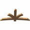 Ekena Millwork Davenport Timber Gable Bracket, Western Red Cedar, 72"W x 36"H x 3 1/2"D x 5 1/2"F, 12/12 Pitch GBW072X36X0406DAV00SWR - alternate 2